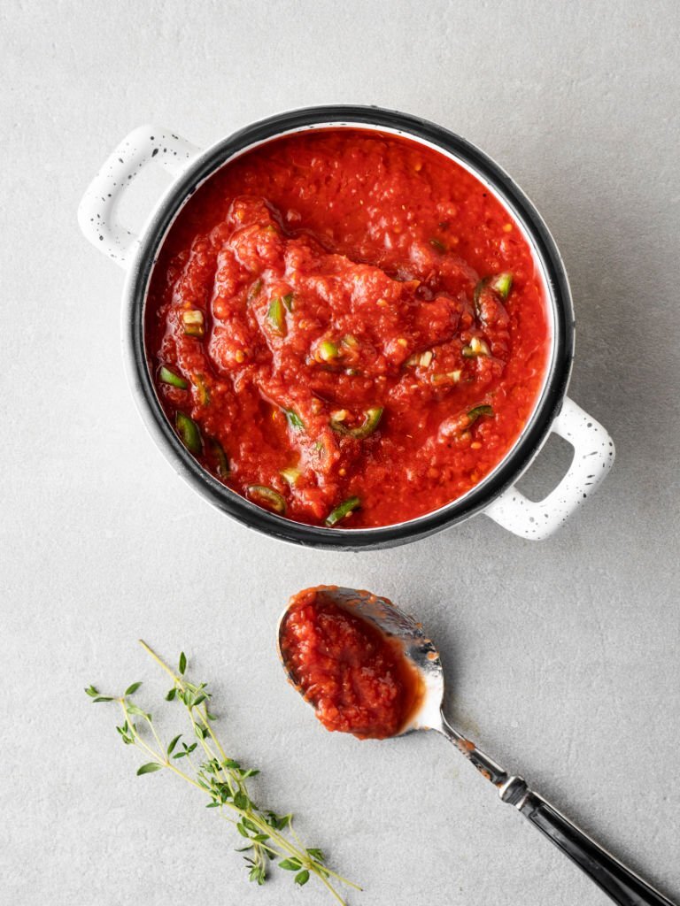 NIgerian Pepper sauce in a Plate